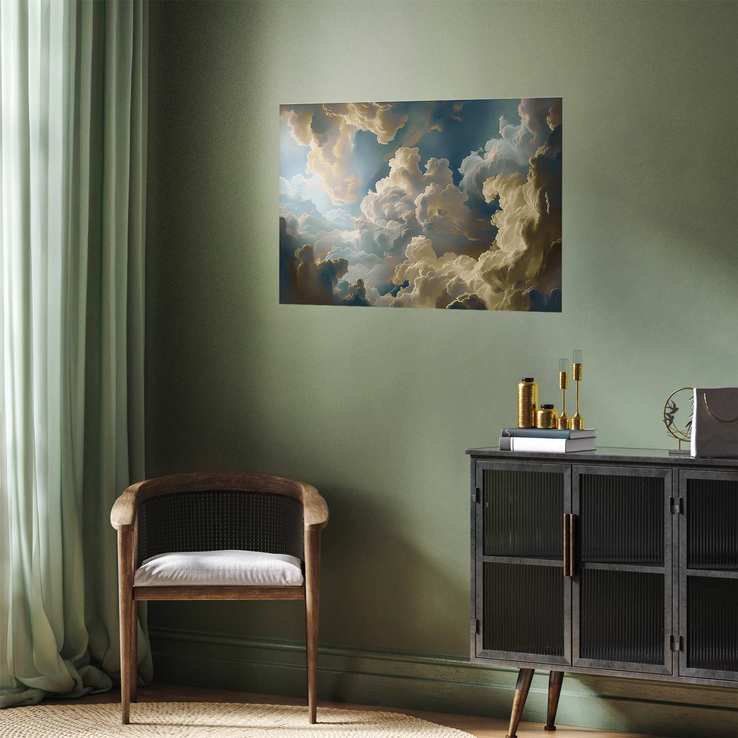 Poster - Sun and Shadows: A Theatrical Show of Nature High Above the Ground - Afbeelding 2