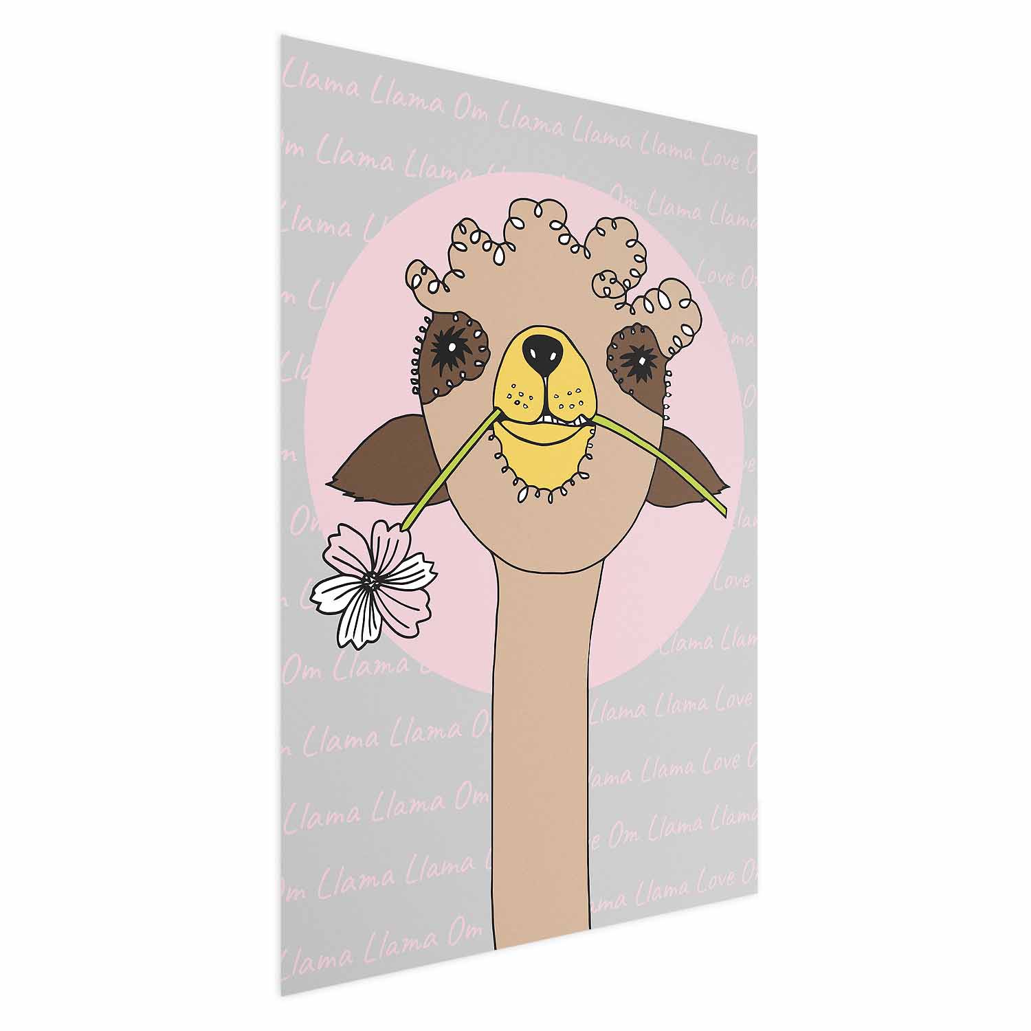 Poster - Cheerful Llama