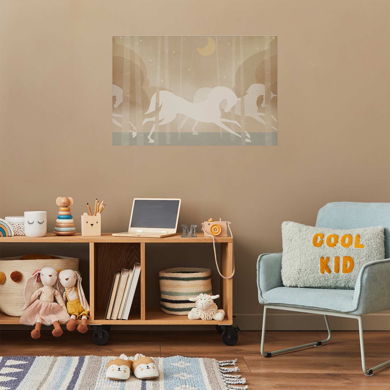 Poster - Galloping Horses - Afbeelding 2