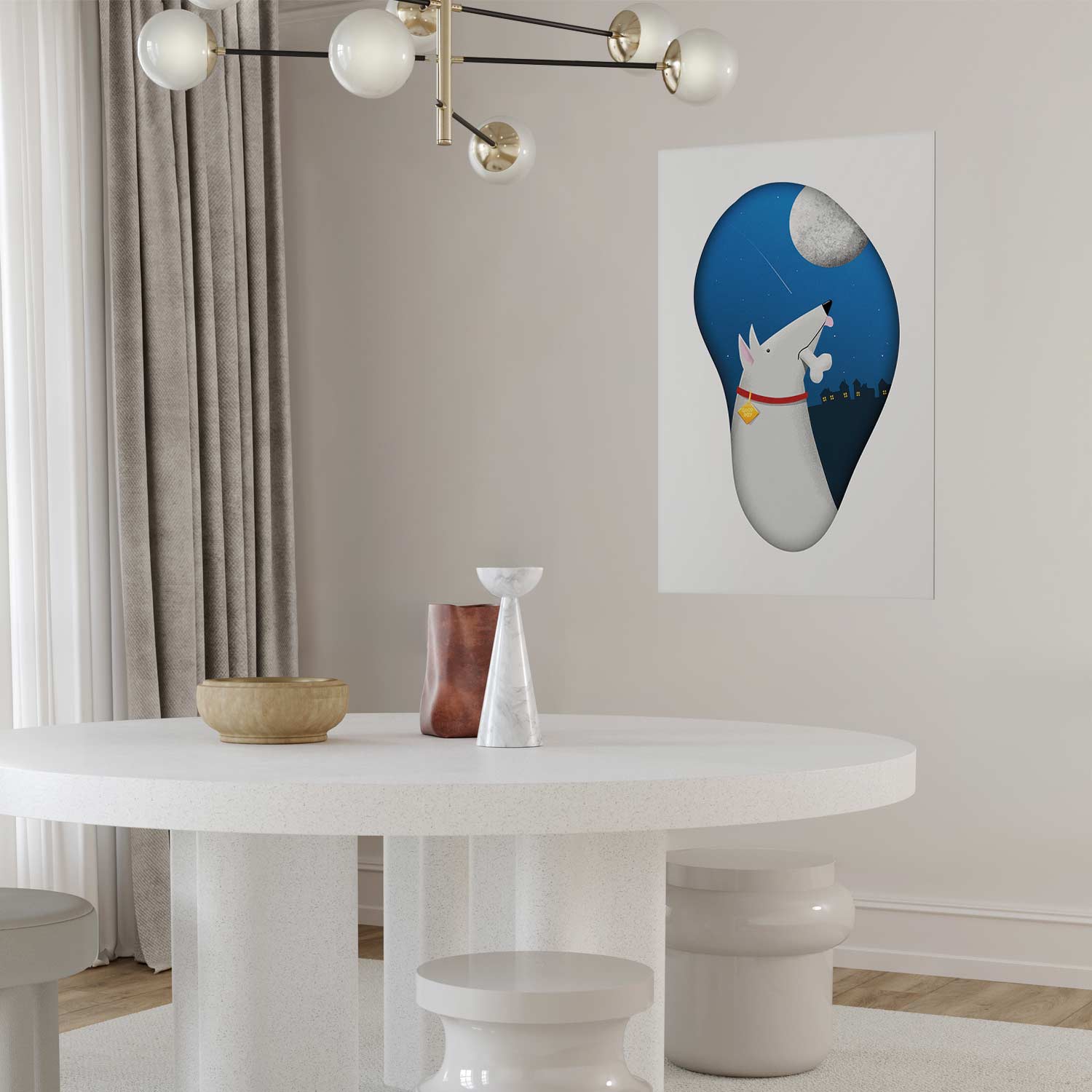 Poster - Dog Dreams - Afbeelding 2