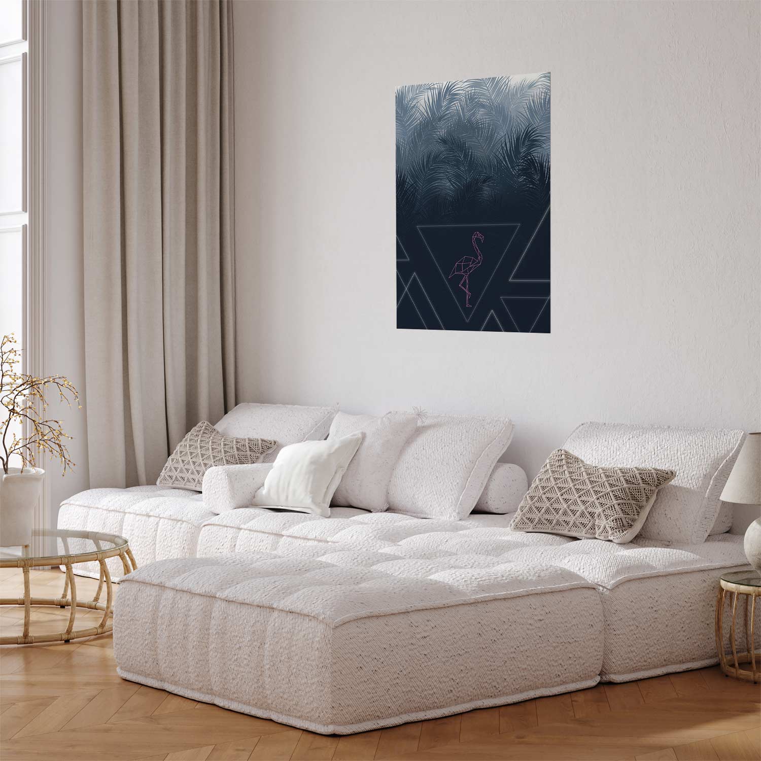 Poster - Geometric Bird - Afbeelding 2