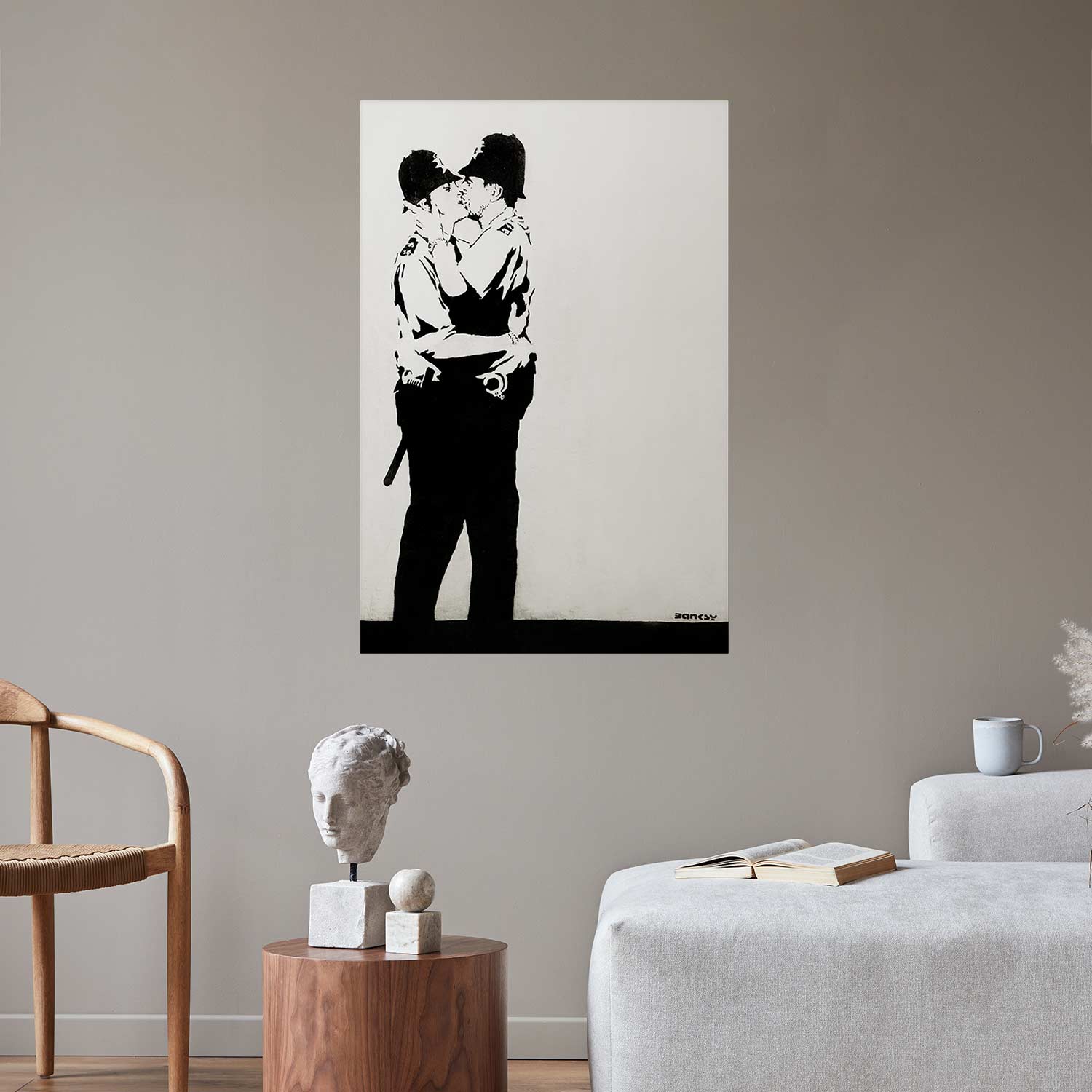 Poster - The Policemen's Kiss - Afbeelding 2