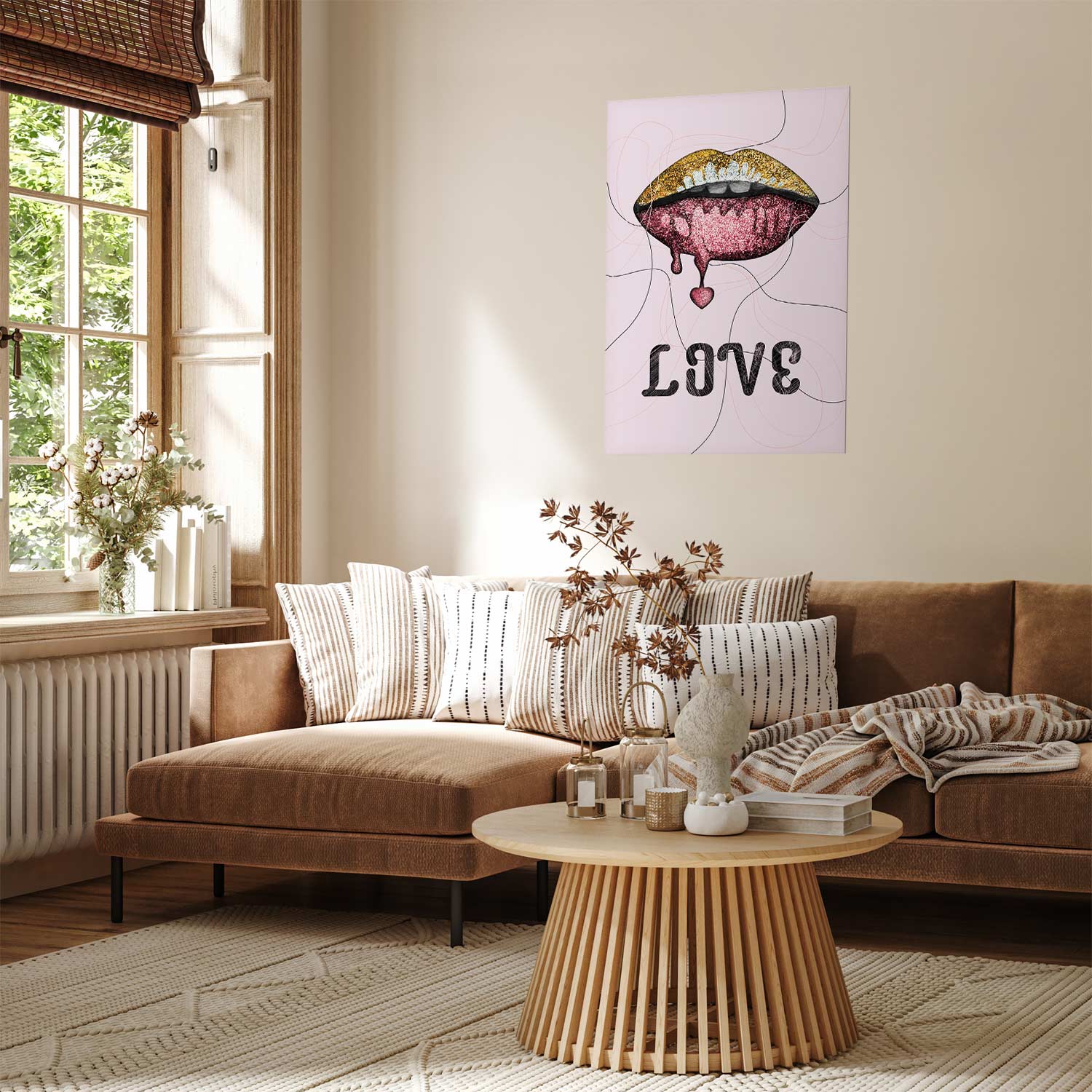 Poster - Fluid Lips - Afbeelding 2