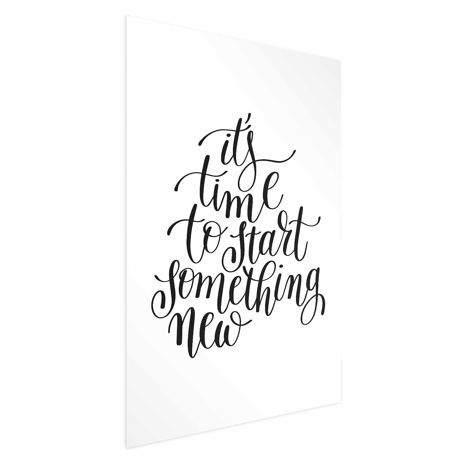 Poster - It's Time to Start Something New