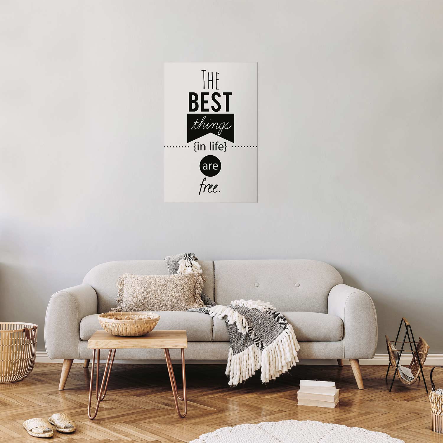 Poster - The Best Things in Life Are Free - Afbeelding 2